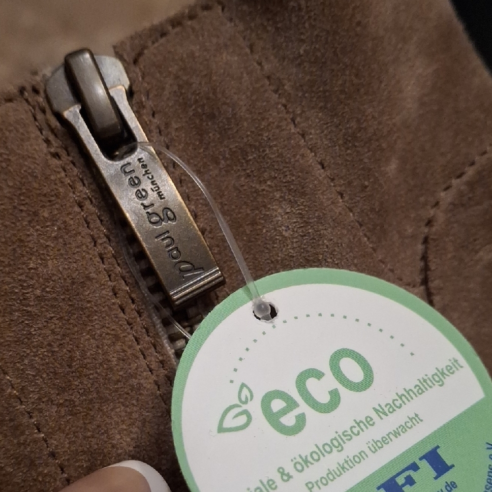 Paul Green Suede Ankle Boots - Taupe - Picture 2 of 4